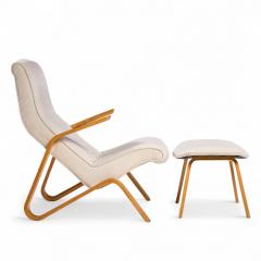 Eero Saarinen Eero Saarinen for Knoll Mid Century Grasshopper Lounge Chairs Pair and Ottoman - 4418081