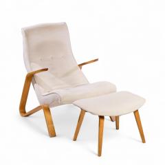 Eero Saarinen Eero Saarinen for Knoll Mid Century Grasshopper Lounge Chairs Pair and Ottoman - 4418082