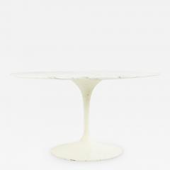 Eero Saarinen Eero Saarinen for Knoll Mid Century Round Marble Tulip Base Dining Table - 2584552