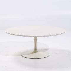 Eero Saarinen Eero Saarinen for Knoll Mid Century Tulip 36 inch White Laminate Coffee Table - 4061223