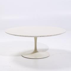 Eero Saarinen Eero Saarinen for Knoll Mid Century Tulip 36 inch White Laminate Coffee Table - 4061224