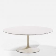 Eero Saarinen Eero Saarinen for Knoll Mid Century Tulip 36 inch White Laminate Coffee Table - 4061588