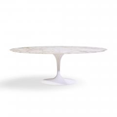 Eero Saarinen Eero Saarinen for Knoll Mid Century Tulip 84 Inch Marble Dining Table - 4585445