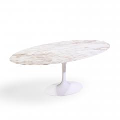 Eero Saarinen Eero Saarinen for Knoll Mid Century Tulip 84 Inch Marble Dining Table - 4585446