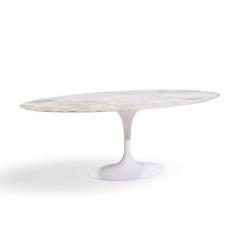 Eero Saarinen Eero Saarinen for Knoll Mid Century Tulip 84 Inch Marble Dining Table - 4588413