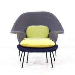 Eero Saarinen Eero Saarinen for Knoll Mid Century Womb Chair with Ottoman - 4538964