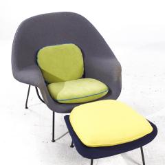 Eero Saarinen Eero Saarinen for Knoll Mid Century Womb Chair with Ottoman - 4538968