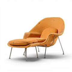 Eero Saarinen Eero Saarinen for Knoll Mid Century Womb Chair with Ottoman - 4610255