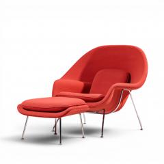Eero Saarinen Eero Saarinen for Knoll Mid Century Womb Chair with Ottoman - 4685032