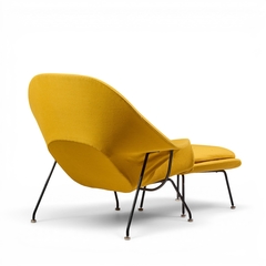 Eero Saarinen Eero Saarinen for Knoll Mid Century Womb Lounge Chairs with Ottomans Pair - 4704436