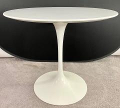 Eero Saarinen Eero Saarinen for Knoll Studios MCM Tulip White Dining or Center Table Signed - 2928560