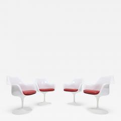 Eero Saarinen Eero Saarinen for Knoll Tulip Chairs Set of Four - 4553256