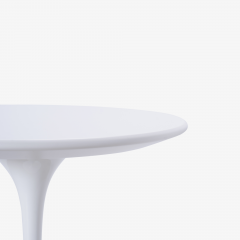 Eero Saarinen Eero Saarinen for Knoll Tulip Pedestal Accent Side Table in White Laminate - 3135549