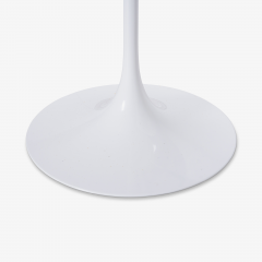 Eero Saarinen Eero Saarinen for Knoll Tulip Pedestal Accent Side Table in White Laminate - 3135550
