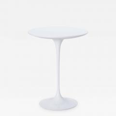 Eero Saarinen Eero Saarinen for Knoll Tulip Pedestal Accent Side Table in White Laminate - 3137466