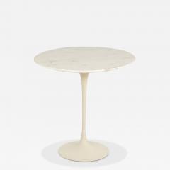 Eero Saarinen Eero Saarinen for Knoll Tulip Side Table c 1960 Early Carrara Marble Top - 4485451