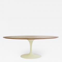Eero Saarinen Eero Saarinen for Knoll Walnut Oval Dining Table - 1719941