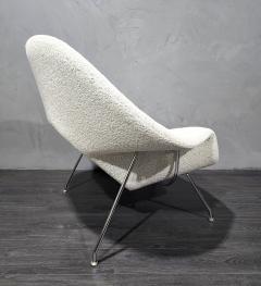 Eero Saarinen Eero Saarinen for Knoll Womb Chair and Ottoman in Off White Boucle - 2707897