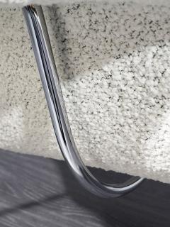 Eero Saarinen Eero Saarinen for Knoll Womb Chair and Ottoman in Off White Boucle - 4290261