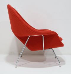 Eero Saarinen Eero Saarinen for Knoll Womb Chair and Ottoman in Red Boucle - 4543798