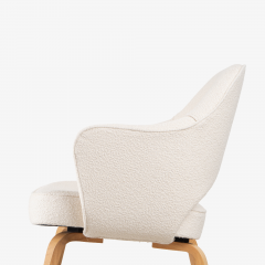 Eero Saarinen Knoll Saarinen Executive Arm Chairs in Italian Boucl Oak Legs Set of 6 - 3369611