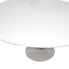 Eero Saarinen Knoll Saarinen Table with Custom Ice White Ceramic Top - 2436494