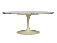 Eero Saarinen Mid Century Modern Eero Saarinen Round Marble Tulip Cocktail Table for Knoll - 3747825