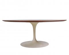 Eero Saarinen Mid Century Modern Eero Saarinen for Knoll Tulip Coffee Table with Walnut Top - 2438698