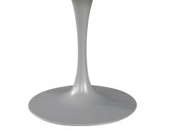 Eero Saarinen Modern Oval Marble Top Table in the Style of Eero Saarinen Pedestal Table - 2692270