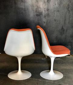 Eero Saarinen Pair of Saarinen Orange Swivel Chairs 1960s - 558928