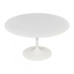 Eero Saarinen Round Knoll Saarinen Tulip Dining Table White Laminate 50th Anniversary MCM - 2929108