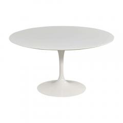Eero Saarinen Round Knoll Saarinen Tulip Dining Table White Laminate 50th Anniversary MCM - 2929109