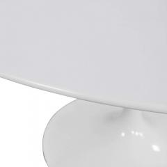 Eero Saarinen Round Knoll Saarinen Tulip Dining Table White Laminate 50th Anniversary MCM - 2929111