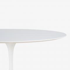 Eero Saarinen Saarinen 60 Round Tulip Pedestal Dining Table in White Laminate by Knoll - 4364050