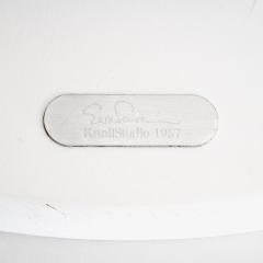 Eero Saarinen Saarinen 60 Round Tulip Pedestal Dining Table in White Laminate by Knoll - 4364055