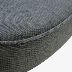 Eero Saarinen Saarinen Executive Arm Chair in Textured Charcoal Weave Swivel Base - 367319