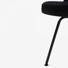 Eero Saarinen Saarinen Executive Armless Chairs Black Edition Set of 6 - 443655