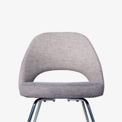 Eero Saarinen Saarinen Executive Armless Chairs in Gray by Eero Saarinen for Knoll Set of 6 - 1705159