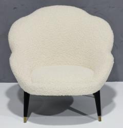 Eero Saarinen Scalloped Edge Lounge Chair in Designer Boucle - 2961184