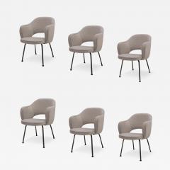 Eero Saarinen Set Of 6 Armchairs Designed By Eero Saarinen For Knoll Italy 60s - 3430507