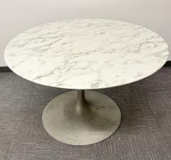 Eero Saarinen Table Carrara Marble Top Mid Century Modern - 2573211