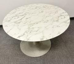 Eero Saarinen Table Carrara Marble Top Mid Century Modern - 2573212