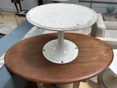 Eero Saarinen Walnut Topped Oval Saarinen Coffee Table - 4487168