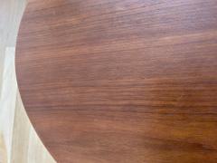 Eero Saarinen Walnut Topped Oval Saarinen Coffee Table - 4487237