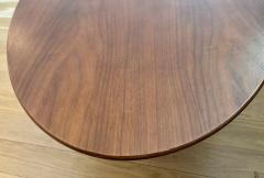 Eero Saarinen Walnut Topped Oval Saarinen Coffee Table - 4487238