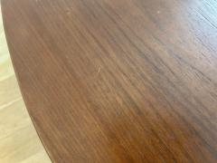 Eero Saarinen Walnut Topped Oval Saarinen Coffee Table - 4487239