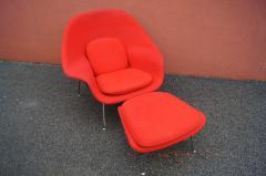 Eero Saarinen Womb Chair and Ottoman by Eero Saarinen for Knoll - 1205012