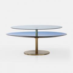 Effetto Vetro Custom Contemporary Sculptural Coffee Table in Glass and Brass by Effetto Vetro - 2954879