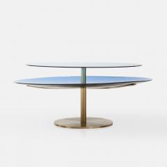 Effetto Vetro Custom Contemporary Sculptural Coffee Table in Glass and Brass by Effetto Vetro - 2954880