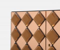 Effetto Vetro Custom Two Door Glass and Brass Cabinet by Effetto Vetro - 4183629